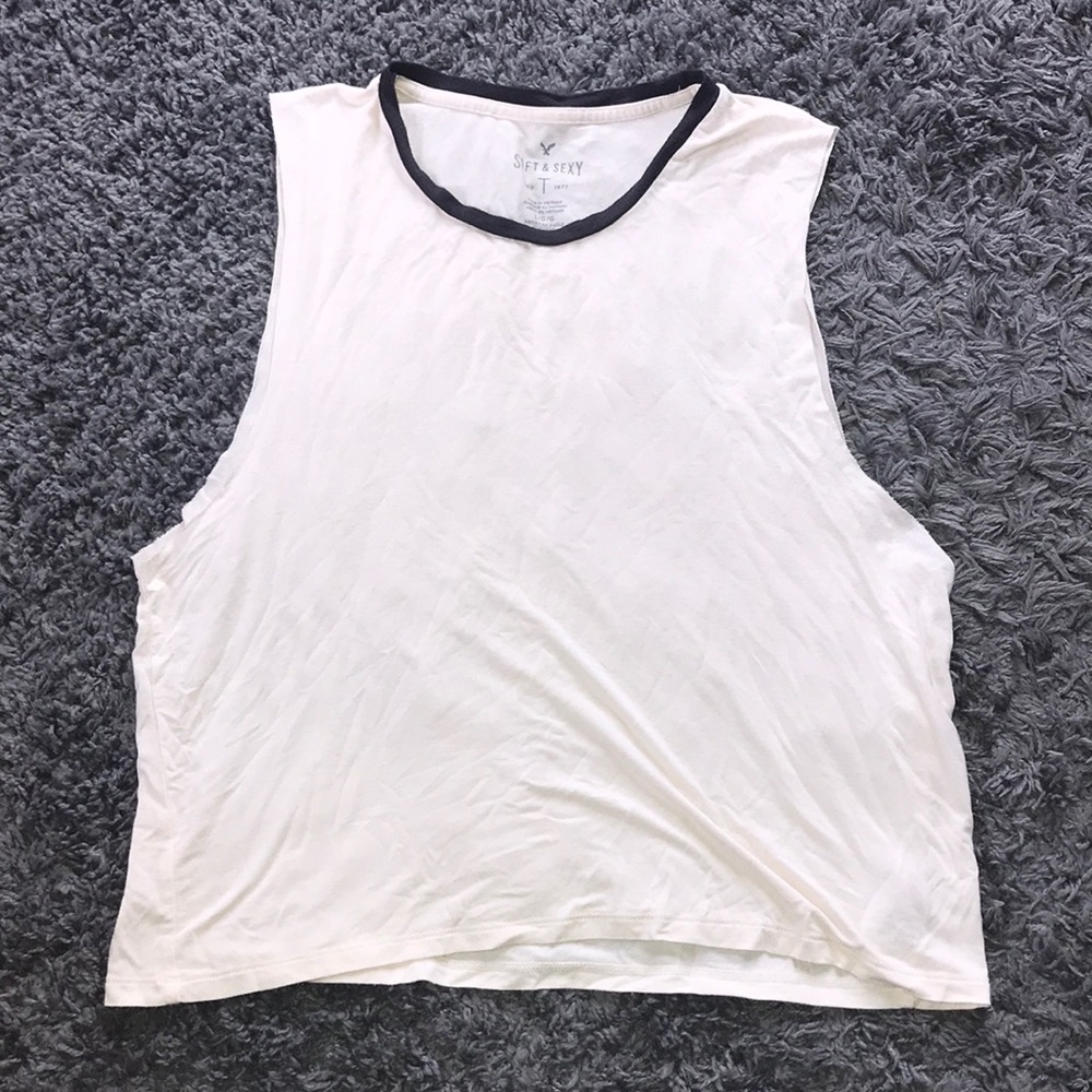 AE White Tank Top